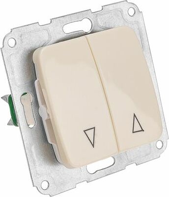 Kranz KR-78-0239 DEA Выключатель для жалюзи 2кл с/у 10А мех. Беж KRANZ