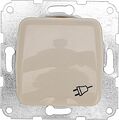 Kranz KR-78-0246 DEA Розетка 1-ая керамика с/з с крышкой с/у 16А мех. Беж KRANZ Kranz KR-78-0246 DEA Розетка 1-ая керамика с/з с крышкой с/у 16А мех. Беж KRANZ