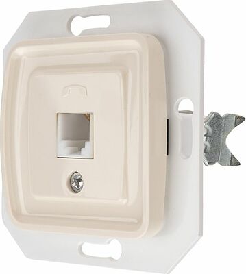 Kranz KR-78-0252 DEA Розетка Телефон RJ11 с/у мех. Беж KRANZ