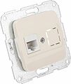 Kranz KR-78-0253 DEA Розетка Компьютер RJ45 с/у мех. Беж KRANZ