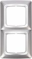 Kranz KR-78-0286 DEA Рамка 2-я горизонтальная Серебряный металлик KRANZ
