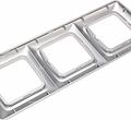 Kranz KR-78-0287 DEA Рамка 3-я горизонтальная Серебряный металлик KRANZ