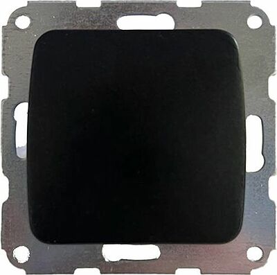 Kranz KR-78-0320 DEA Выключатель 1кл с/у 10А мех. Черный Металлик KRANZ