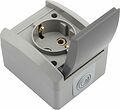 Kranz KR-78-0611 Розетка одноместная INDUSTRIAL IP54 с/з, о/у серая KRANZ Kranz KR-78-0611 Розетка одноместная INDUSTRIAL IP54 с/з, о/у серая KRANZ