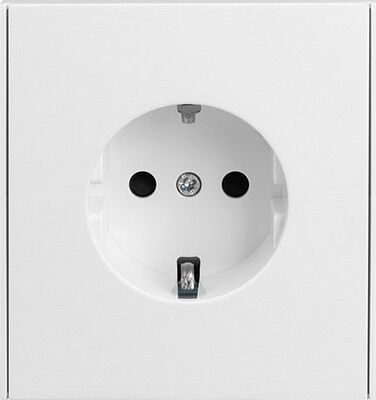 Kranz KR-78-0701-4 Розетка STRONG 1-ая с/з с/у, со шторками 16А жемчуг KRANZ