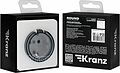 Kranz KR-78-0702-1 Розетка ROUND 1-ая с/з с/у, со шторками и крышкой 16А перламутр KRANZ