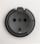 Kranz KR-78-0702-4 Розетка STRONG 1-ая с/з с/у, со шторками и крышкой 16А жемчуг KRANZ