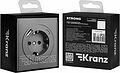 Kranz KR-78-0704-6 Розетка STRONG 1-ая с/з с/у з/ш 16А с USB A+C быстрой зарядки 5В/3А графит KRANZ Kranz KR-78-0704-6 Розетка STRONG 1-ая с/з с/у з/ш 16А с USB A+C быстрой зарядки 5В/3А графит KRANZ
