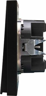 Kranz KR-78-0705-5 Выключатель STRONG 1 кл 10А с/у антрацит KRANZ