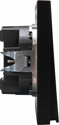Kranz KR-78-0705-5 Выключатель STRONG 1 кл 10А с/у антрацит KRANZ