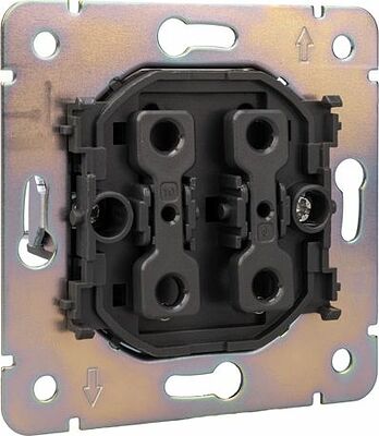 Kranz KR-78-0705-5 Выключатель STRONG 1 кл 10А с/у антрацит KRANZ