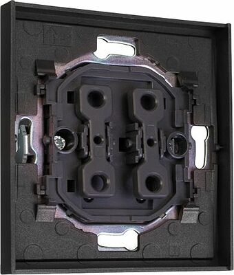 Kranz KR-78-0706-6 Выключатель STRONG 2 кл 10А с/у графит KRANZ