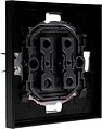 Kranz KR-78-0708-5 Выключатель STRONG 1 кл проходной (переключатель) 10А с/у антрацит KRANZ