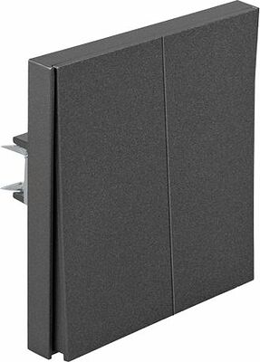 Kranz KR-78-0709-6 Выключатель STRONG 2 кл проходной (переключатель) 10А с/у графит KRANZ