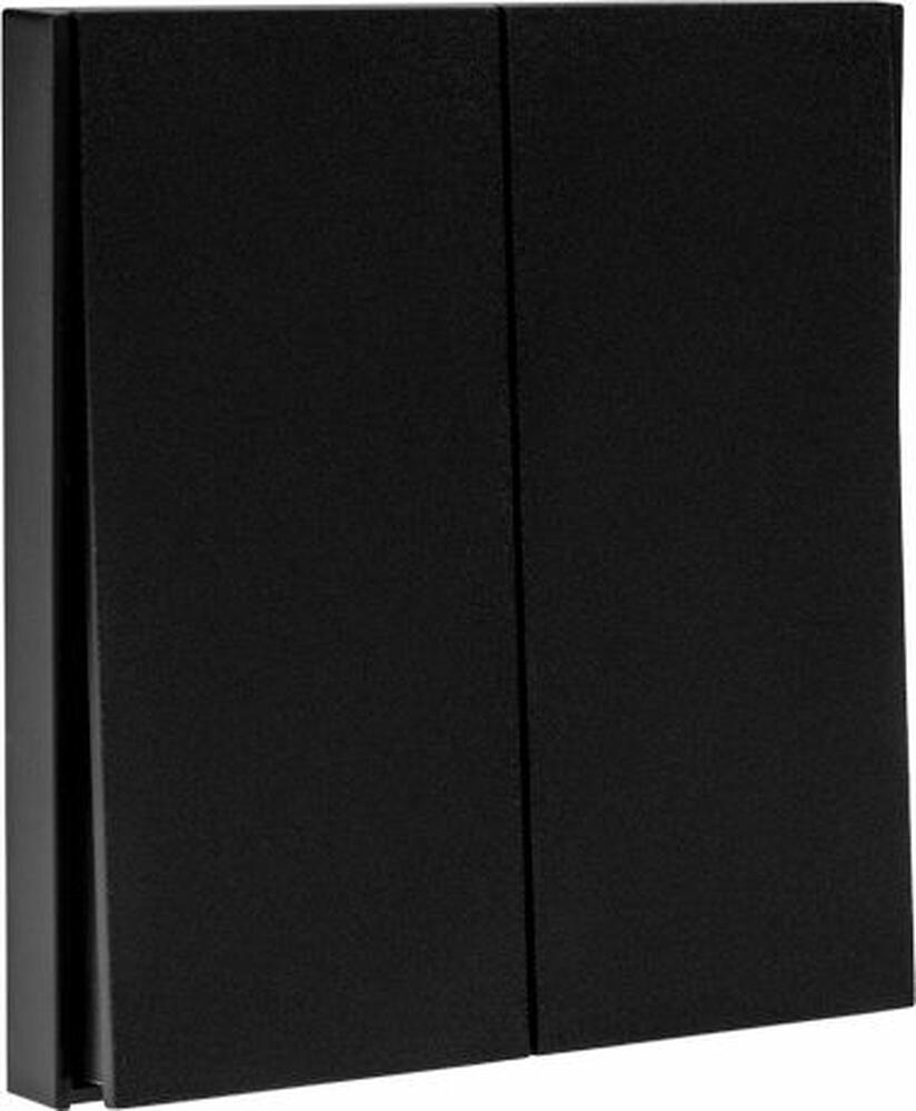 Kranz KR-78-0711-5 Выключатель STRONG 2 кл для жалюзи возвратный 10А с/у антрацит KRANZ