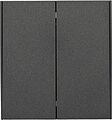 Kranz KR-78-0711-6 Выключатель STRONG 2 кл для жалюзи возвратный 10А с/у графит KRANZ