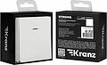 Kranz KR-78-0713-4 Выключатель STRONG 1 кл с подсветкой 10А с/у жемчуг KRANZ