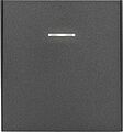 Kranz KR-78-0713-6 Выключатель STRONG 1 кл с подсветкой 10А с/у графит KRANZ