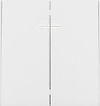 Kranz KR-78-0714-4 Выключатель STRONG 2 кл с подсветкой 10А с/у жемчуг KRANZ