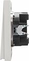 Kranz KR-78-0716-4 Выключатель STRONG 1 кл проходной (переключатель) с подсветкой 10А с/у жемчуг KRANZ