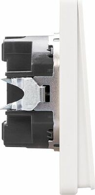 Kranz KR-78-0718-1 Выключатель ROUND 1 кл перекрестный (переключатель) с подсветкой 10А с/у перламутр KRANZ