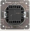 Kranz KR-78-0718-4 Выключатель STRONG 1 кл перекрестный (переключатель) с подсветкой 10А с/у жемчуг KRANZ