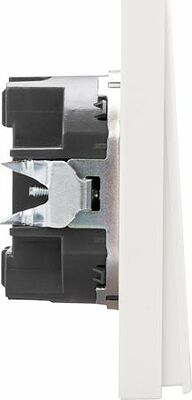 Kranz KR-78-0718-4 Выключатель STRONG 1 кл перекрестный (переключатель) с подсветкой 10А с/у жемчуг KRANZ