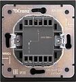 Kranz KR-78-0718-5 Выключатель STRONG 1 кл перекрестный (переключатель) с подсветкой 10А с/у антрацит KRANZ