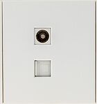 Kranz KR-78-0722-4 Розетка STRONG компьютерная RJ45 кат6 + TV с/у жемчуг KRANZ