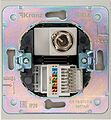 Kranz KR-78-0722-4 Розетка STRONG компьютерная RJ45 кат6 + TV с/у жемчуг KRANZ