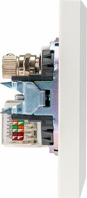 Kranz KR-78-0722-4 Розетка STRONG компьютерная RJ45 кат6 + TV с/у жемчуг KRANZ
