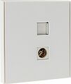 Kranz KR-78-0722-4 Розетка STRONG компьютерная RJ45 кат6 + TV с/у жемчуг KRANZ