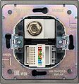 Kranz KR-78-0722-5 Розетка STRONG компьютерная RJ45 кат6 + TV с/у антрацит KRANZ Kranz KR-78-0722-5 Розетка STRONG компьютерная RJ45 кат6 + TV с/у антрацит KRANZ