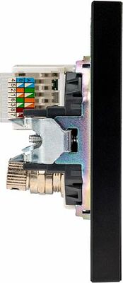 Kranz KR-78-0722-5 Розетка STRONG компьютерная RJ45 кат6 + TV с/у антрацит KRANZ