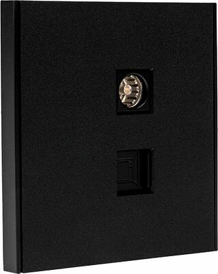 Kranz KR-78-0722-5 Розетка STRONG компьютерная RJ45 кат6 + TV с/у антрацит KRANZ