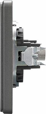 Kranz KR-78-0723-2 Розетка ROUND TV с/у титан KRANZ