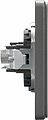 Kranz KR-78-0723-2 Розетка ROUND TV с/у титан KRANZ