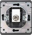 Kranz KR-78-0723-3 Розетка ROUND TV с/у оникс KRANZ