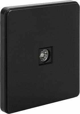 Kranz KR-78-0723-3 Розетка ROUND TV с/у оникс KRANZ