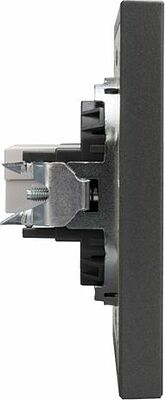 Kranz KR-78-0724-6 Розетка STRONG компьютерная RJ45 кат6 с/у графит KRANZ