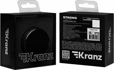 Kranz KR-78-0728-5 Терморегулятор STRONG Wi-Fi с/у антрацит KRANZ