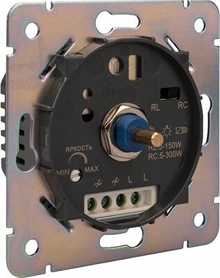 Kranz KR-78-0732-6 Светорегулятор STRONG (диммер) 300Вт с/у графит KRANZ