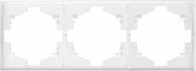 Kranz KR-78-0753-4 Рамка STRONG 3-постовая жемчуг KRANZ