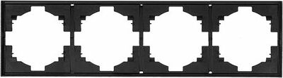 Kranz KR-78-0754-5 Рамка STRONG 4-постовая антрацит KRANZ