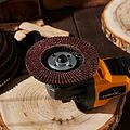 Kranz KR-90-0005 Круг лепестковый торцевой, P40, 115х22,2мм KRANZ Kranz KR-90-0005 Круг лепестковый торцевой, P40, 115х22,2мм KRANZ