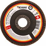 Kranz KR-90-0008 Круг лепестковый торцевой, P100, 115х22,2мм KRANZ