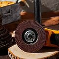 Kranz KR-90-0017 Круг лепестковый торцевой, P120, 125х22,2мм KRANZ Kranz KR-90-0017 Круг лепестковый торцевой, P120, 125х22,2мм KRANZ