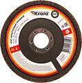 Kranz KR-90-0017 Круг лепестковый торцевой, P120, 125х22,2мм KRANZ Kranz KR-90-0017 Круг лепестковый торцевой, P120, 125х22,2мм KRANZ