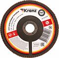 Kranz KR-90-0020 Круг лепестковый торцевой, P80, 150х22,2мм KRANZ