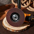 Kranz KR-90-0020 Круг лепестковый торцевой, P80, 150х22,2мм KRANZ